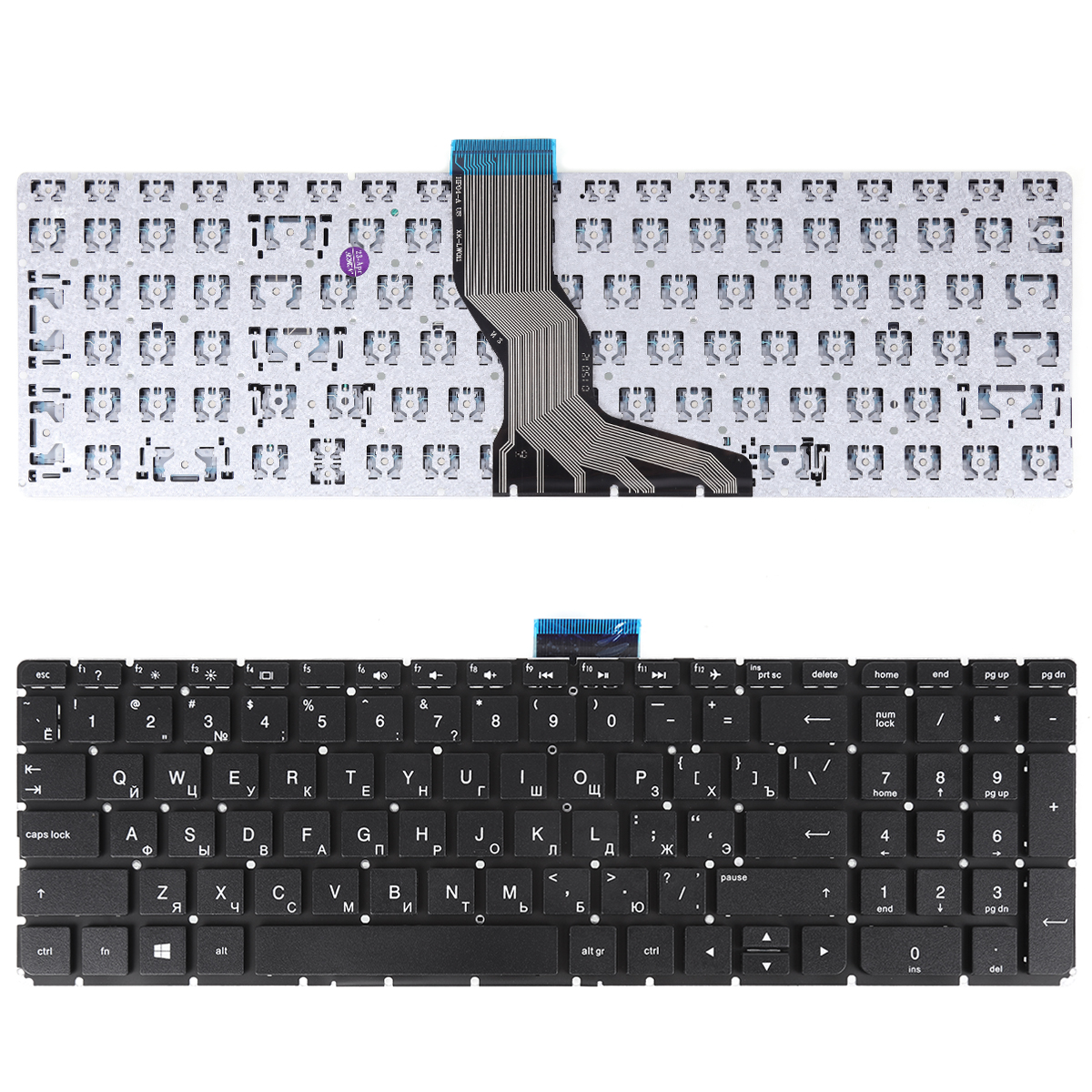 Picture of New Replacement Laptop Keyboard For HP Pavilion 15-AB BLACK (Without FRAME,Without Foil,Win8) RU Layout